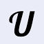 u