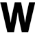 w