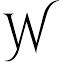 w