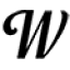 w