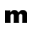 m