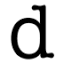 d