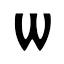 w