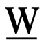 w